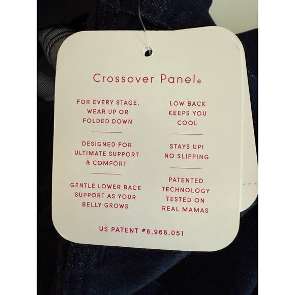 Ingrid Isabel Maternity Over The Belly Jeggings Denim Jeans Size 10/30 Blue NWT - Picture 7 of 7